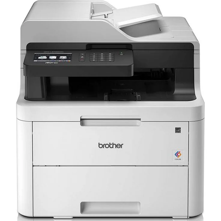 Brother MFC-L3730CDN Kompaktes 4-in-1 Farb-Multifunktionsgerät (18 Seiten/Min.) weiß – Bild 2