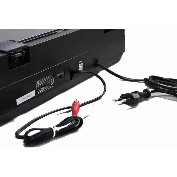 Dual DT 210 USB Schallplattenspieler mit Digitalisierungsfunktion (USB, Auto-Stop-Start-Funktion, Riemenantrieb, Magnet-Tonarmabnehmer-System) schwarz – Bild 8