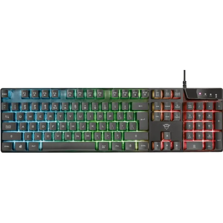 Trust Gaming GXT 835 Azor, LEDs RGB, USB, US QWERTY (23823)