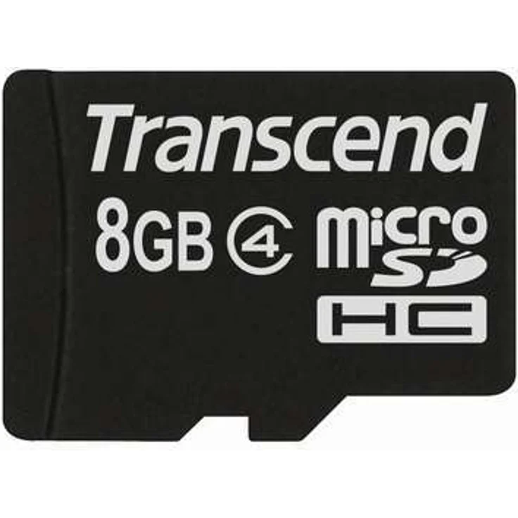 Transcend Micro SDHC 8GB Class 4 Speicherkarte – Bild 1