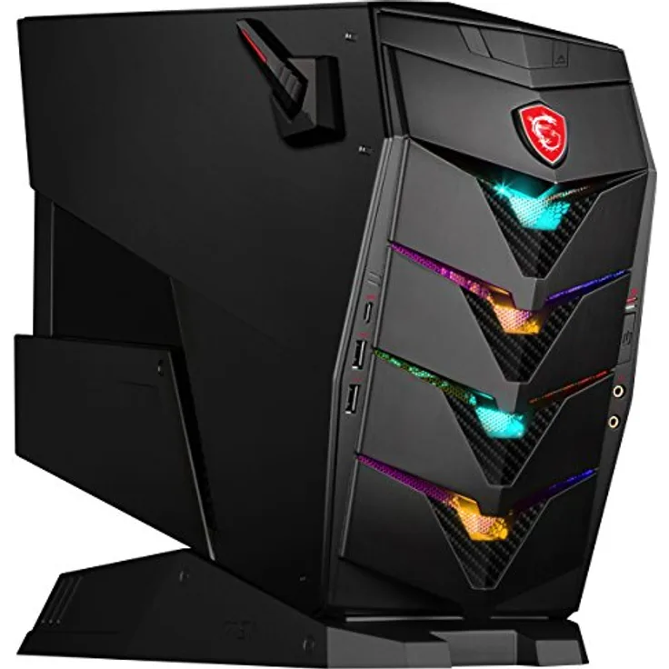 MSI Aegis 3 8RC-048DE Gaming-PC (Intel Core i5+ 8400, GeForce GTX 1060 6GB, 128GB PCIe SSD + Intel Optane 16GB M.2 PCIe Systembeschleunigung + 1TB HDD, 8GB DDR4, Windows 10 Home) schwarz