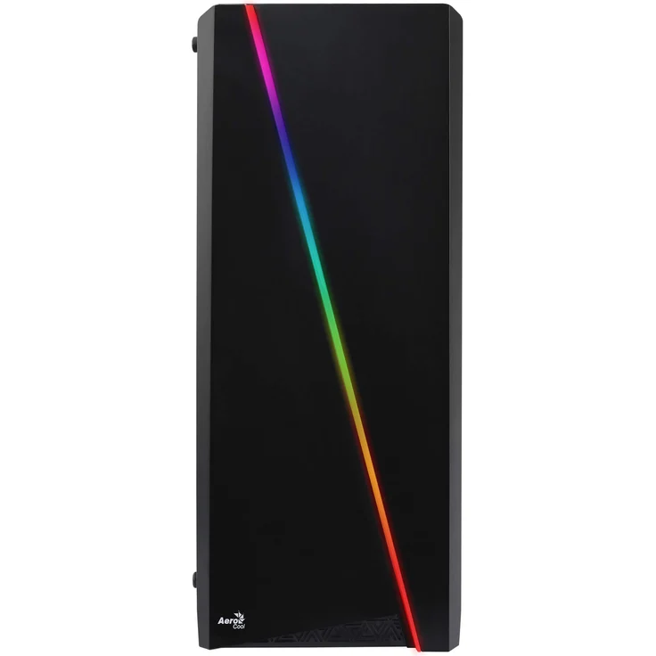 Aerocool CYLON, PC-Gehäuse ATX, Seitenwand, RGB-LED, 12cm Lüfter an der Rückseite, schwarz – Bild 3