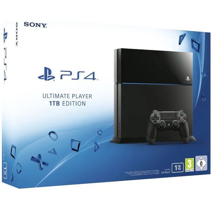 Sony PlayStation 4 Ultimate Player 1TB Edition Jet Black 1TB – Bild 1