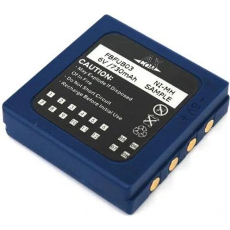 Ersatzakku - HBC FuB 3A - 6 Volt 730mAh Ni-MH