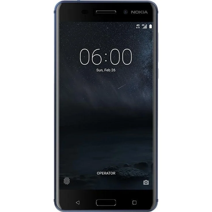 Nokia 6 Smartphone 13,97cm (5,5 Zoll) IPS, LCD-Display, 32GB interner Speicher, 3GB RAM, Dual-SIM, Android, Blau – Bild 1