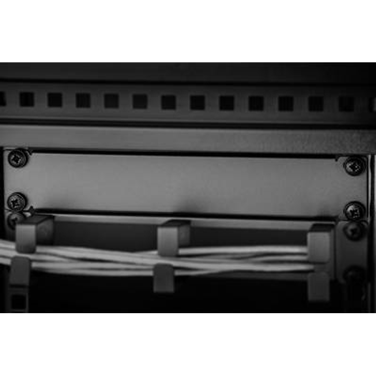 Renkforce RF-3429158 25,40cm (10) Netzwerkschrank-Blindabdeckung 1 HE Schwarz (RF-3429158)