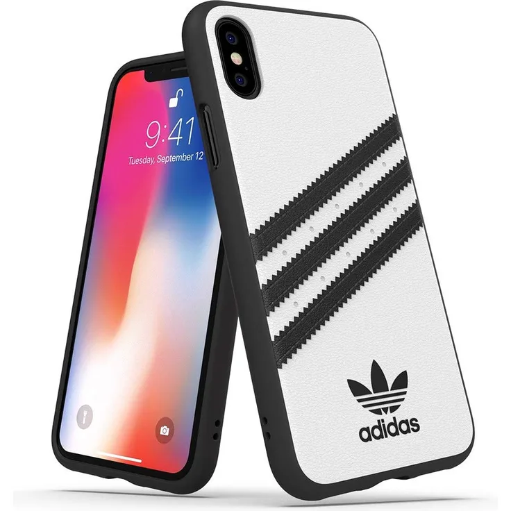 adidas Originals Schutzhülle für iPhone X-XS Molded – Weiß-Schwarz