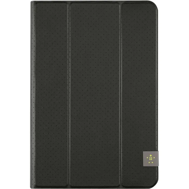 Belkin Universal Trifold Tablet Schutzhülle für Apple iPad mini 1-4, Samsung Galaxy Tab A (8 Zoll), Samsung Galaxy Tab S2 (8 Zoll)), Schwarz