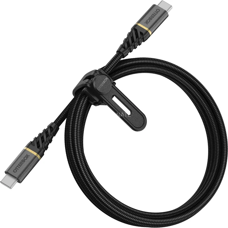 Otterbox Premium Ladekabel USB-C > USB-C, USB-PD Kabel, schwarz, 1 Meter