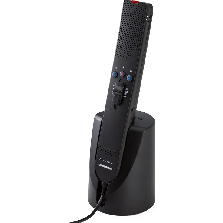Grundig ProMic 800 FX Mikrofon für Grundig Diktiergerät schwarz