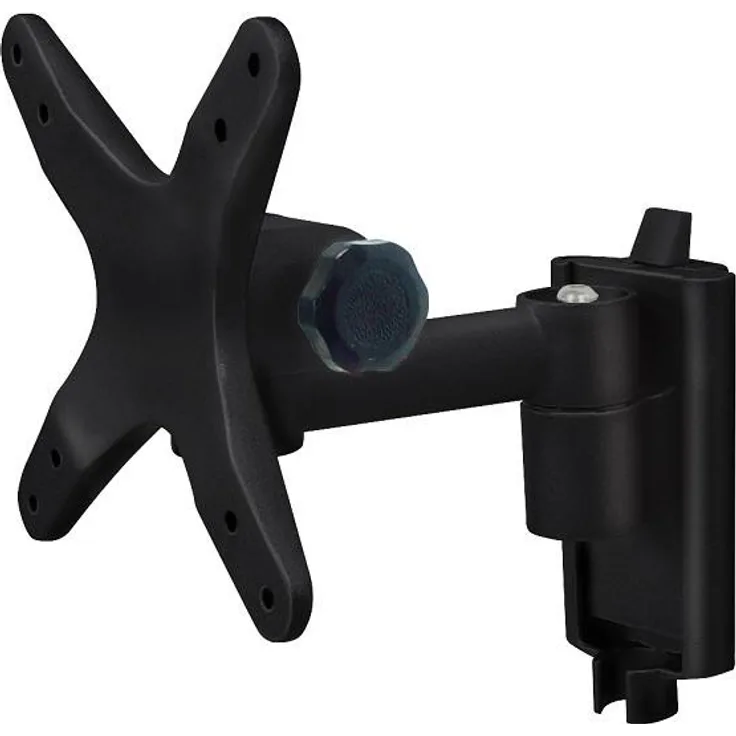 My Wall H5-2SL Wandhalter für Flachbildschirme VESA Monitor 25,4 cm (10 Zoll) bis 76 cm (30 Zoll) (Belastbarkeit 20kg, Wandabstand 65-165mm) schwarz