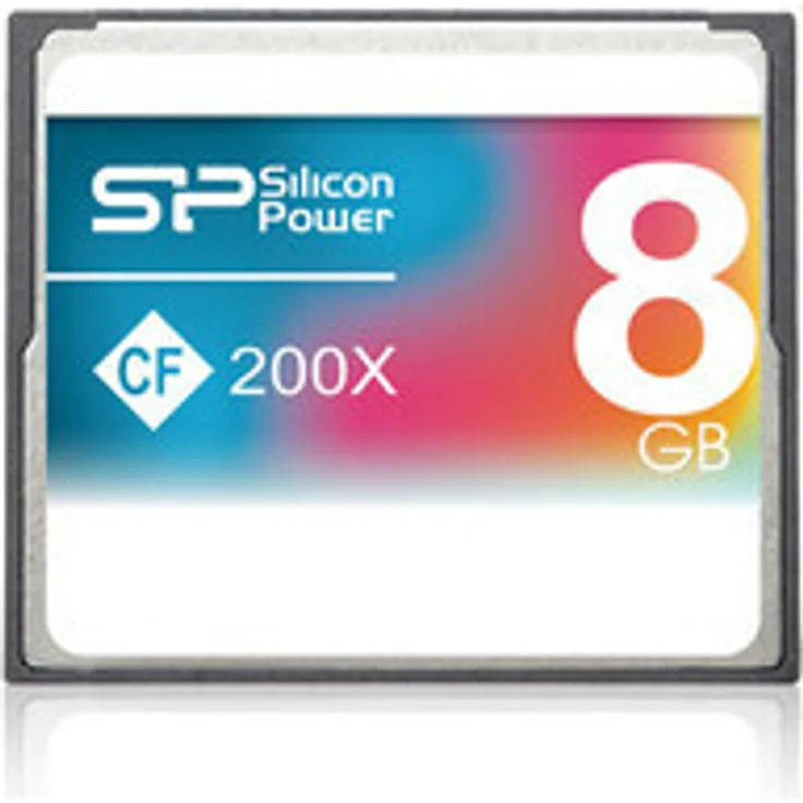 Silicon Power 8GB Compact Flash 200X (SP008GBCFC200V10)