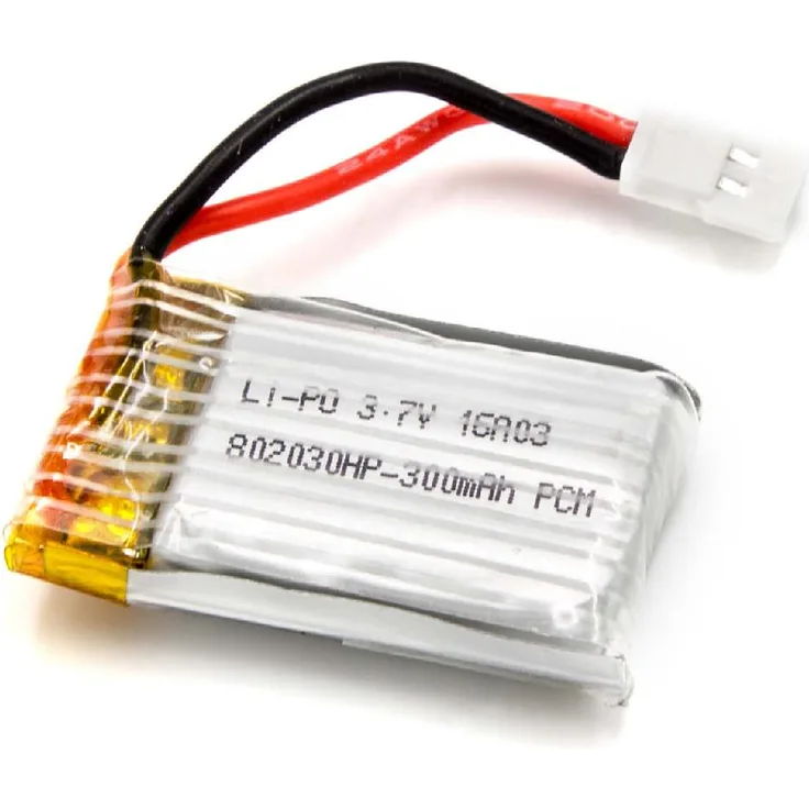 vhbw Li-Polymer Akku 300mAh (3.7V) für Modellbau Drohne Revell Quadcopter Atomium 23986 wie 43935.