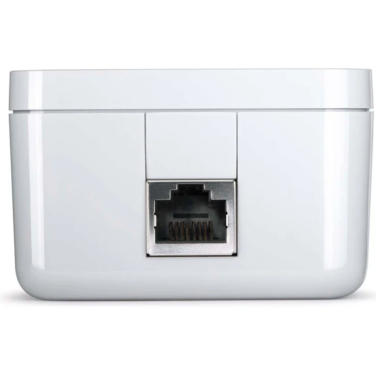 devolo dLAN 1200+ Powerline (1200 Mbit-s Netzwerk über die Steckdose, 1x LAN Port, 1x Powerline Adapter, integrierte Steckdose, PLC Netzwerkadapter) weiß – Bild 3