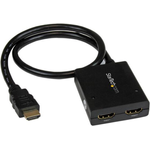 StarTech.com 2 Port HDMI 4k Video Splitter, 1x2 HDMI Verteiler, 4k 30 Hz, 2-fach Ultra HD 1080p HDMI Switch