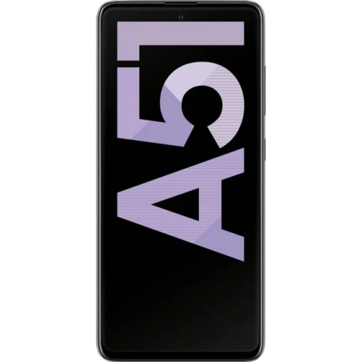 Samsung Galaxy A51 Smartphone 16,51cm (6,5 Zoll) Super AMOLED-Display, 128GB interner Speicher, 4GB RAM, Nano-SIM, Android, Prism Crush Black – Bild 2