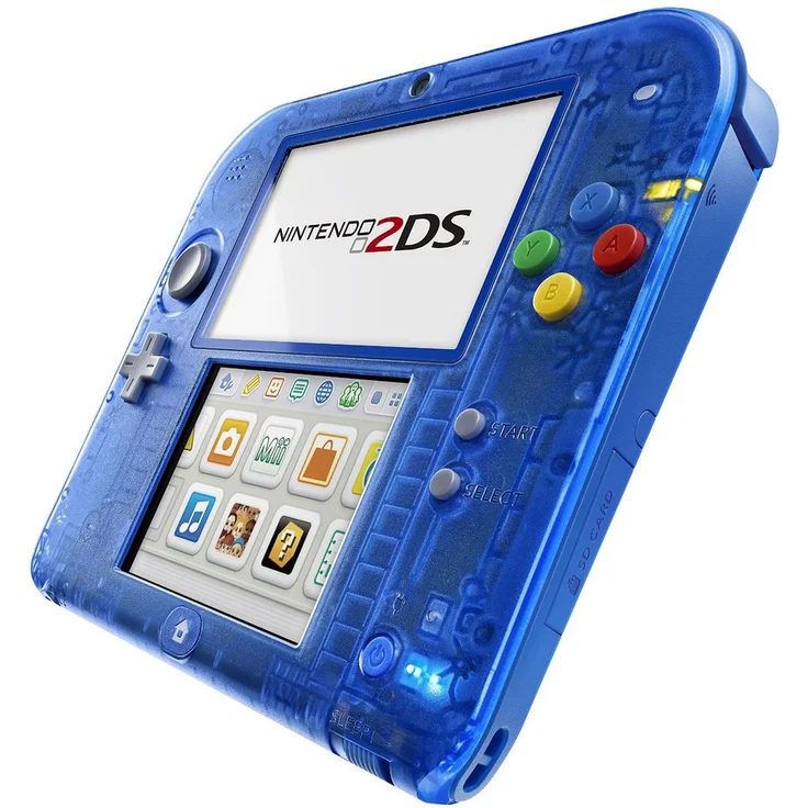 Nintendo 2DS Blau 256MB & 4GB Speicherkarte Bundle inkl. Pokémon Blaue Edition – Bild 2