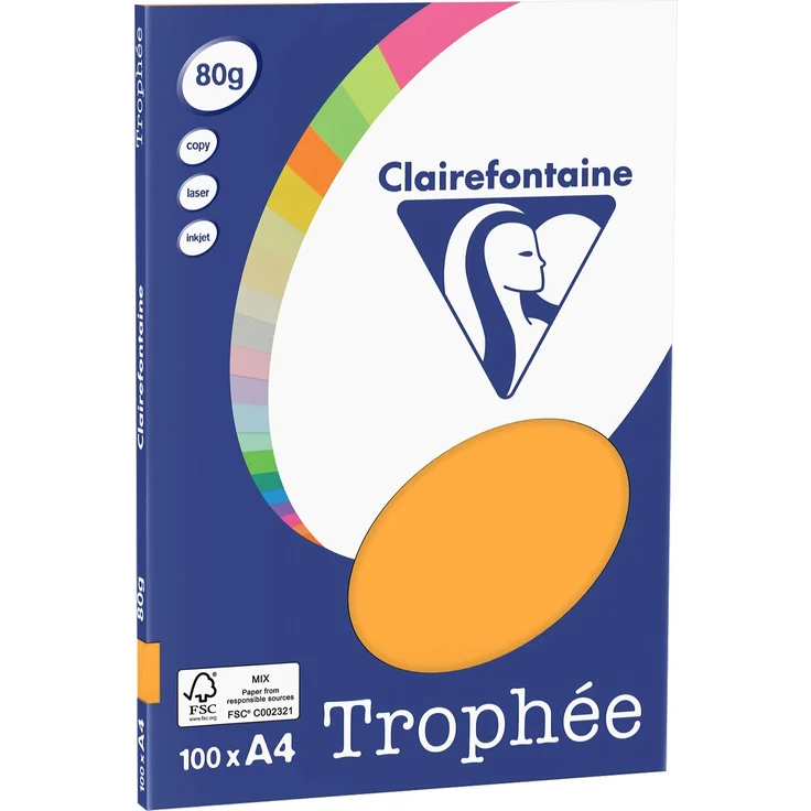 Clairefontaine clementine 4108 A4-Papier 80g-m2 100Blatt
