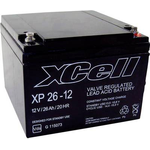 XCell Bleiakku 12 V 26 Ah XP2612 XCEXP2612 Blei-Vlies (AGM) (B x H x T) 165 x 127 x 176 mm M5-Schraubanschluss Wartungsf (XCEXP2612)