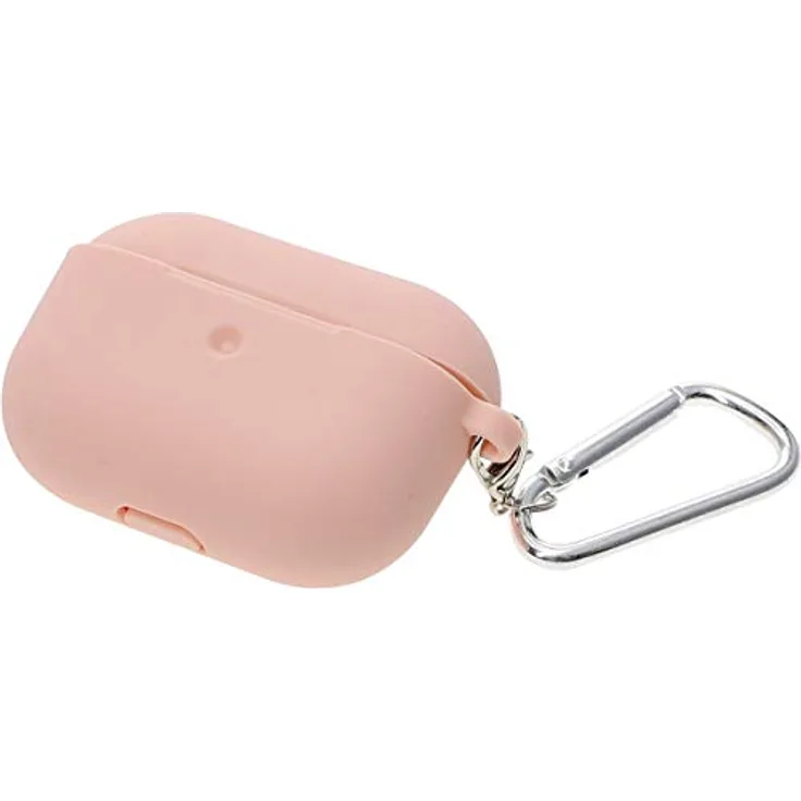 4smarts Silikon-Tasche mit Karabiner für Apple AirPods Pro pink