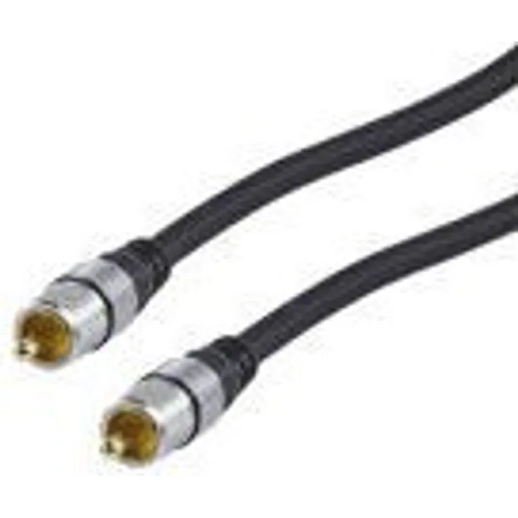 Digital Audio Kabel RCA Cinchkabel 2,5m Koaxial OFC Cinch Stecker 24K vergoldet
