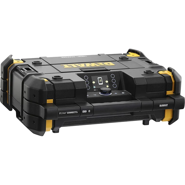 DeWalt DWST1-81078-QW TSTAK Baustellenradio mit Bluetooth, LCD-Display, spritzwassergeschützt, schwarz – Bild 2