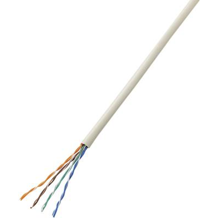 TRU COMPONENTS 1567183 Telefonkabel J-Y(ST)Y 4 x 2 x 0.60 mm Grau 50 m (1567183)