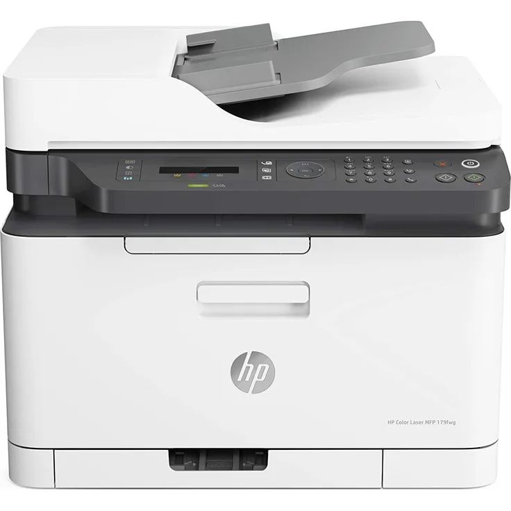 HP Color Laser MFP 179fwg (4-in-1) Multifunktionsdrucker - (Laser) Farbe, Druckgeschwindigkeit: 18 s/w, 4 Farbe, Auflösung: 600 x 600, USB, LAN, WLAN, AirPrint, Wi-Fi Direct, Cloud Print (6HU09A)