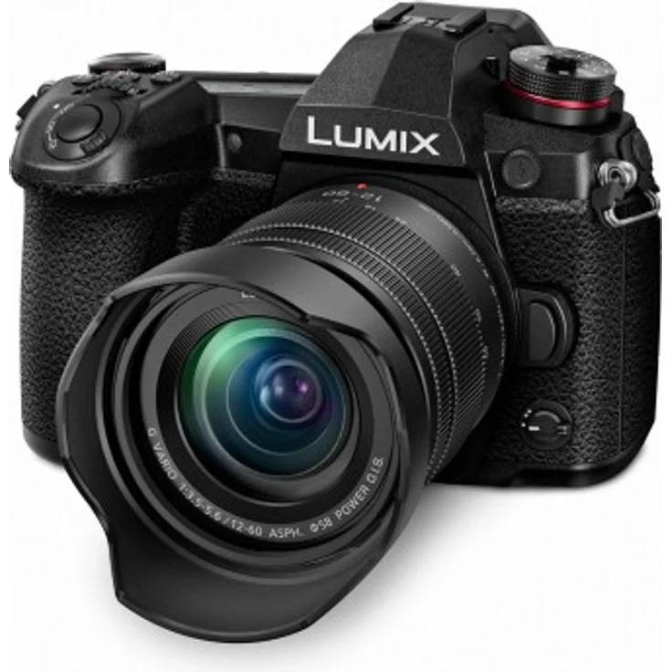 Panasonic Lumix DC-G9MEG-K Systemkamera mit 12-60mm Objektiv (20 MP, 4K-6K, Dual I.S., Staub und Spritzwasserschutz, schwarz) – Bild 1