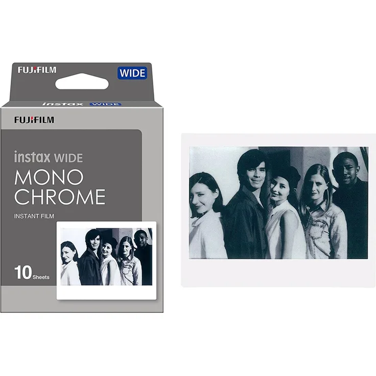 Fujifilm Instax Wide Monochrome Filme (10x1-PK)