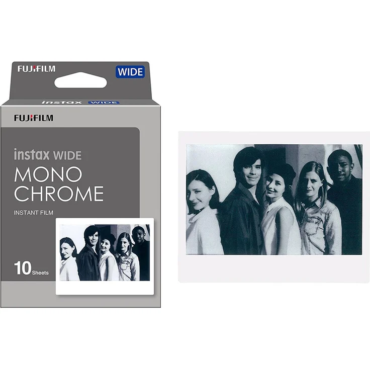 Fujifilm Instax Wide Monochrome Filme (10x1-PK) – Bild 1