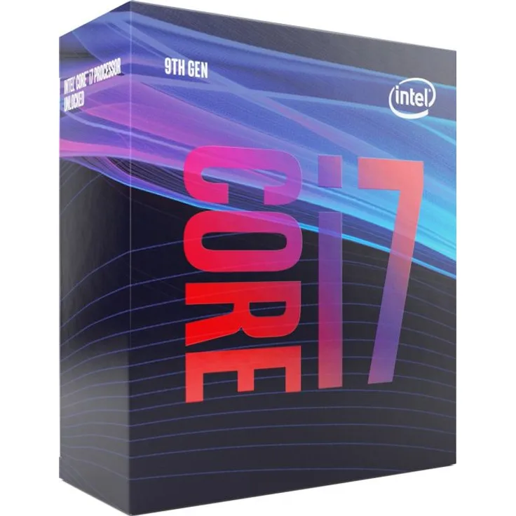 Intel Core i7-9700, 8 Kerne (8 Threads), 3 - 4,7 GHz, Boxed (BX80684I79700)
