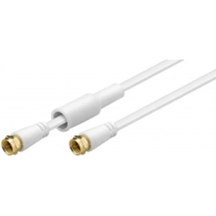 Goobay 67297 Flaches SAT Antennenkabel (80 dB), 2x geschirmt, wettergeschützt – Bild 1