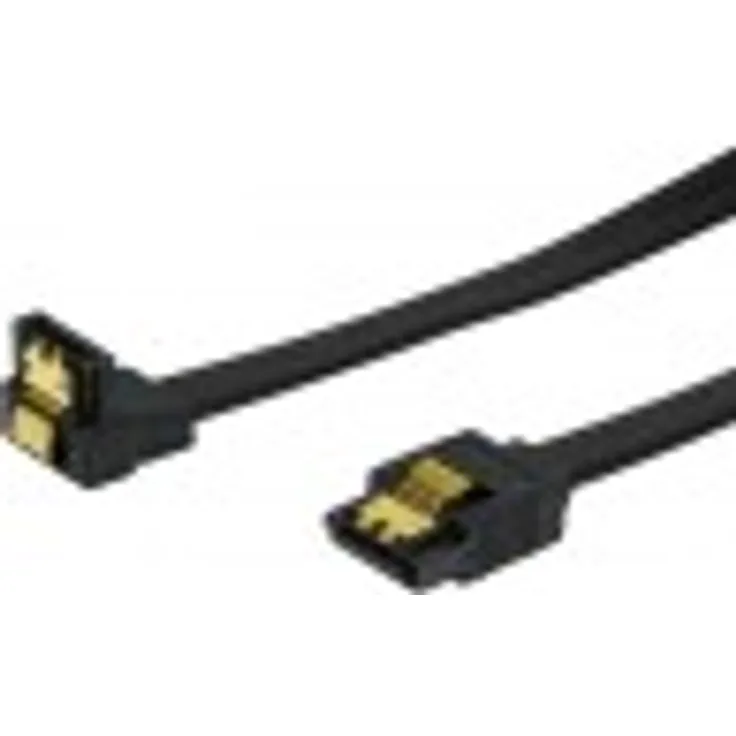 BIGtec BIG2020 0,5m HDD S-ATA Kabel schwarz gerade/unten Kontakte vergoldet