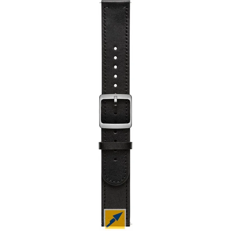 Withings-Nokia Armband für Stahl HR 40 mm, Stahl HR Sport, unisex, 3700546702877, Black - Silver Buckle, 40 mm – Bild 1