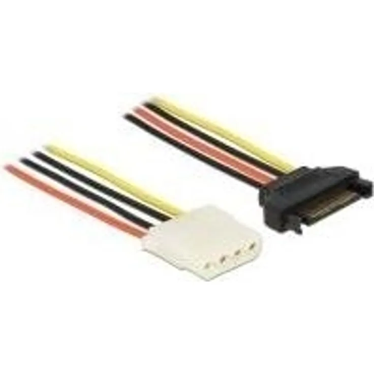 Inter-Tech - Netzteil - interne Stromversorgung, 4-polig (M) - 15 PIN SATA Power (W) - 15 cm (88885306)