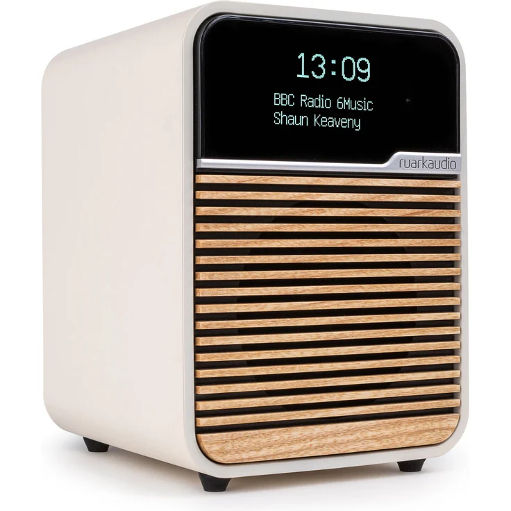 Ruark R1 MK4 Cream Tischradio mit Bluetooth, Digitalradio, OLED-Display, beige – Bild 2