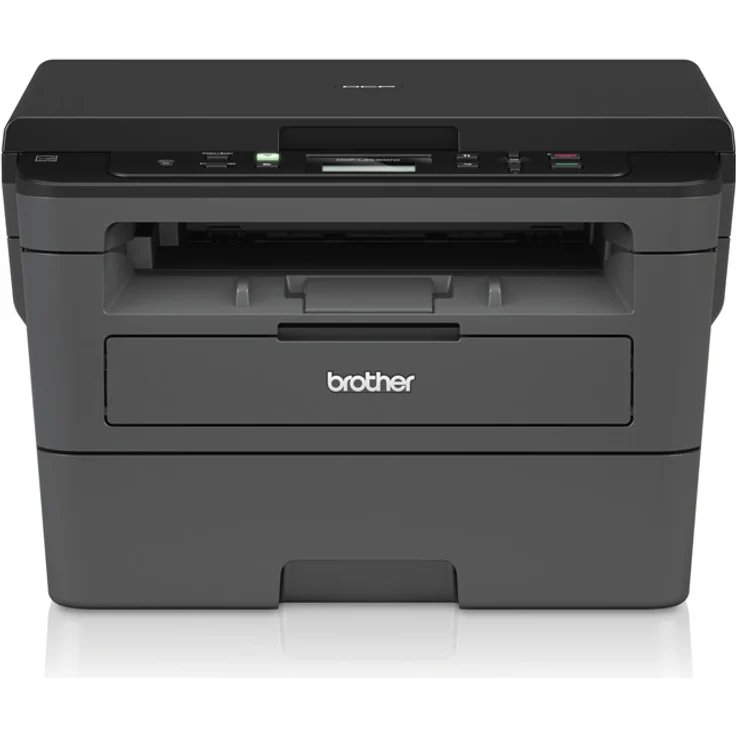 Brother DCP-L2530dw Multifunktionsgerät Laserdrucker Duplex WLAN mit Eindruck (30 ppm, USB 2.0, WiFi Direct, Prozessor 600 MHz, 64 MB Speicher) grau – Bild 1