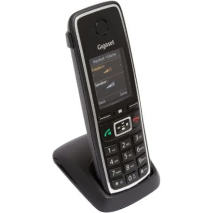 Gigaset C530HX Telefon - Schnurlostelefon - Mobilteil - mit großem TFT-Farbdisplay - für DECT - CATiq Router - mit Freisprechfunktion, Schwarz – Bild 5