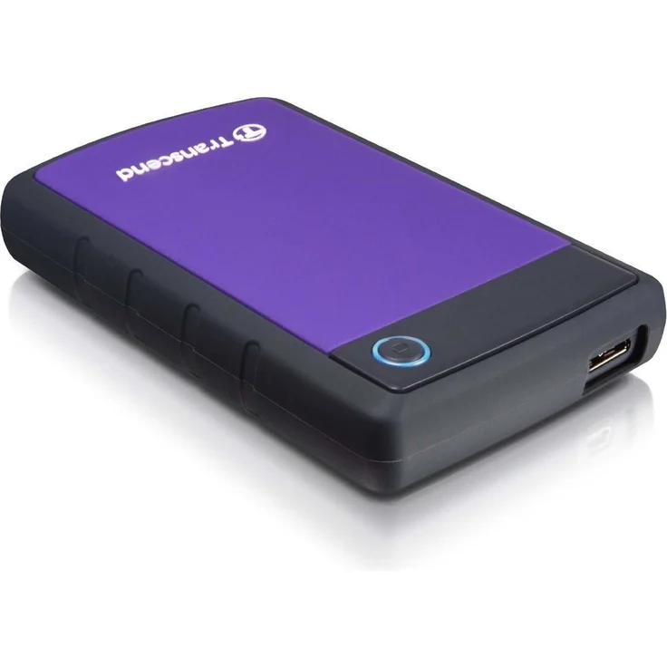 Transcend StoreJet 25H3P - Festplatte - 1 TB - extern (tragbar) - 2.5 Zoll (6.4 cm) - USB 3.0 - 5400 rpm - Puffer: 8 MB - Purpur brillant (TS1TSJ25H3P) – Bild 3