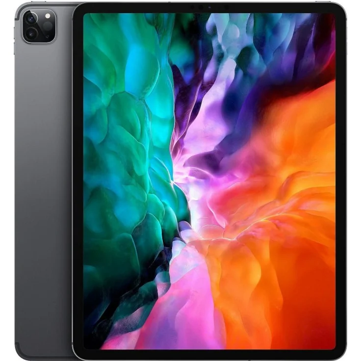 Apple iPad Pro (2020) Quad-HD-Auflösung 12,9 Zoll, LTE-Tablet, Octa-Core, 6 GB RAM, 256 GB Speicher, iPadOS, Space Grau (MXF52FD/A) – Bild 1