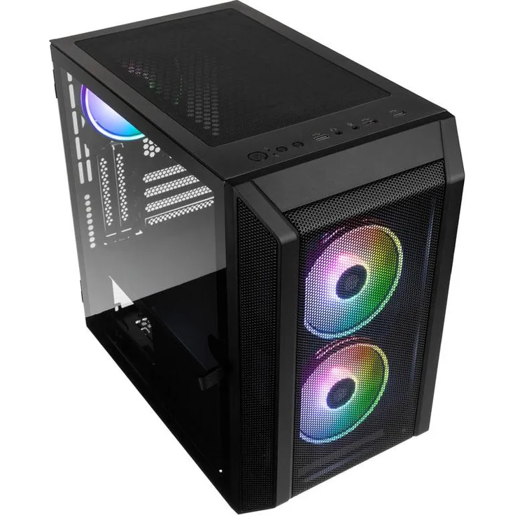 Kolink Citadel Mesh RGB Micro-ATX Gehäuse - schwarz