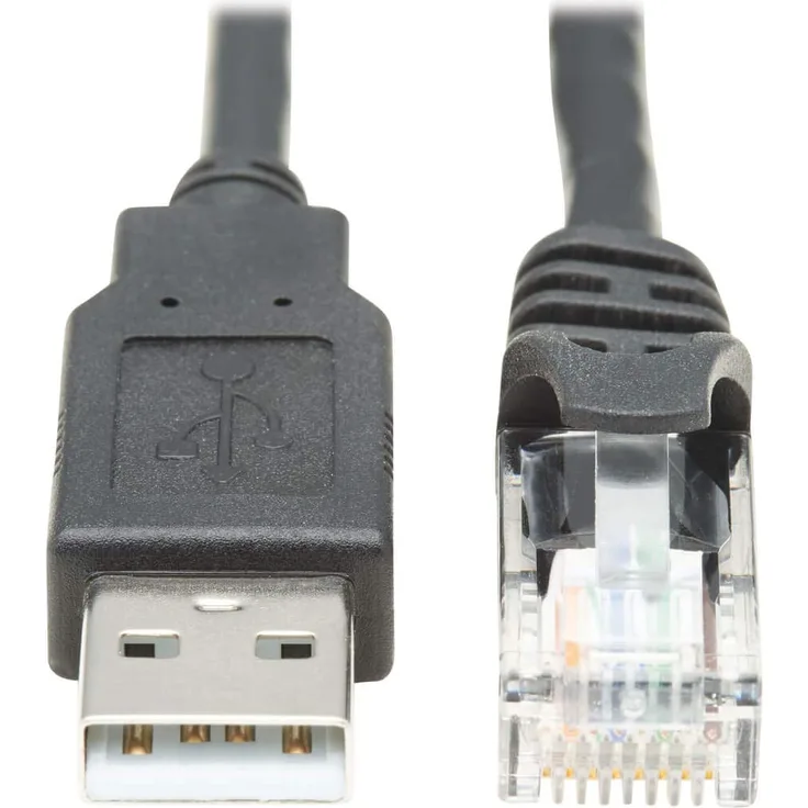 Tripp Lite U009-010-RJ45-X Konsolenkabel, USB-A auf RJ45, Cisco-kompatibel, M/3 m