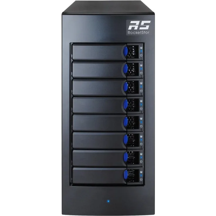 HighPoint rocketstor 6628 A 8-bay 2 nd Gen Thunderbolt 3 Hardware RAID Gehäuse