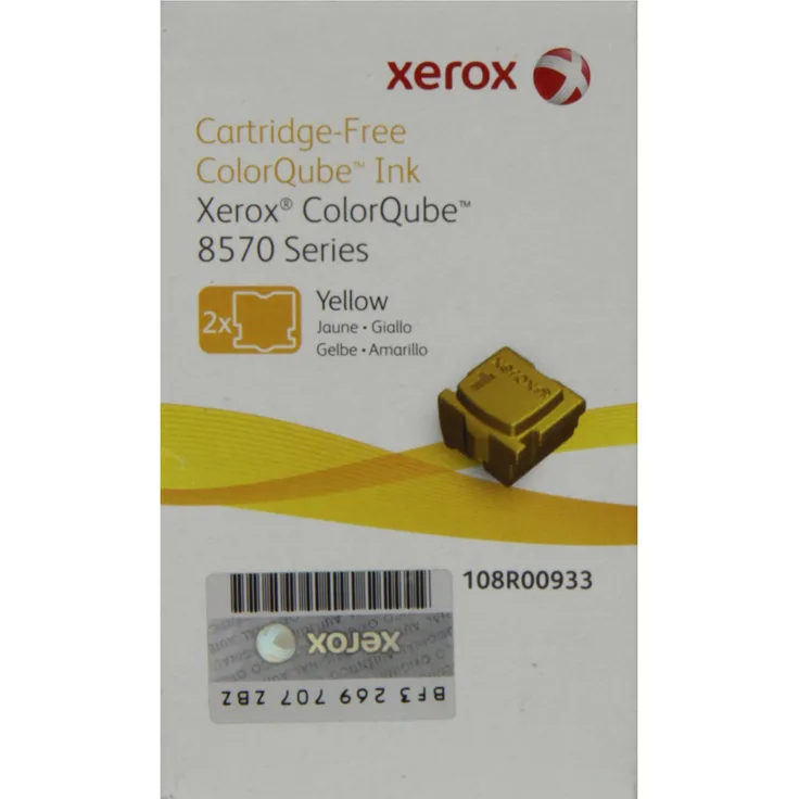 Xerox 108R00933 8570 ColorQube Standardkapazität 2 x 2.200 Seiten 2er-Pack, gelb