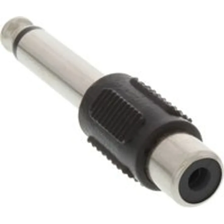 InLine 99322 Audio Adapter, 6,3mm Klinke Stecker auf Cinch Buchse, Mono