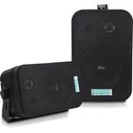 PYLE PDWR40B 5.25 Indoor/Outdoor Waterproof Speakers (Black Außenlautsprecher - 200 Watt - schwarz