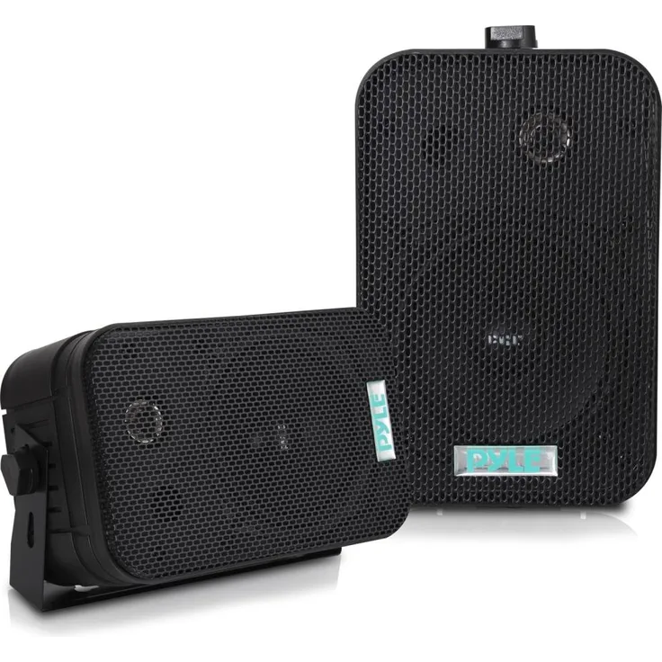 PYLE PDWR40B 5.25 Indoor/Outdoor Waterproof Speakers (Black Außenlautsprecher - 200 Watt - schwarz