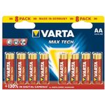 VARTA Longlife Max Power Batterie AA Mignon Alkaline Batterien LR6, 8er Pack - Preisvergleich