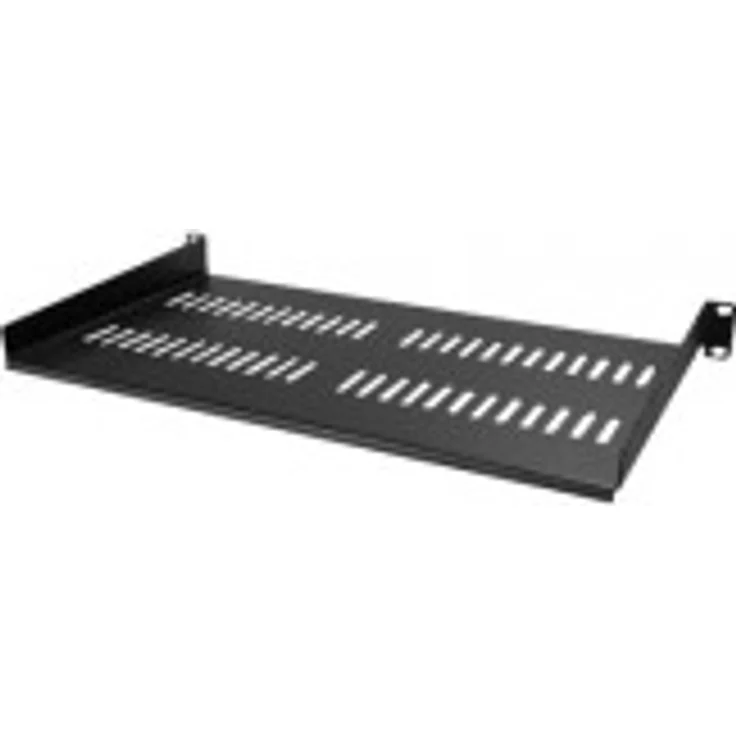 StarTech.com Belüfteter Server Rack Fachboden 1 HE - 25 cm Tief - Stahl – Bild 1